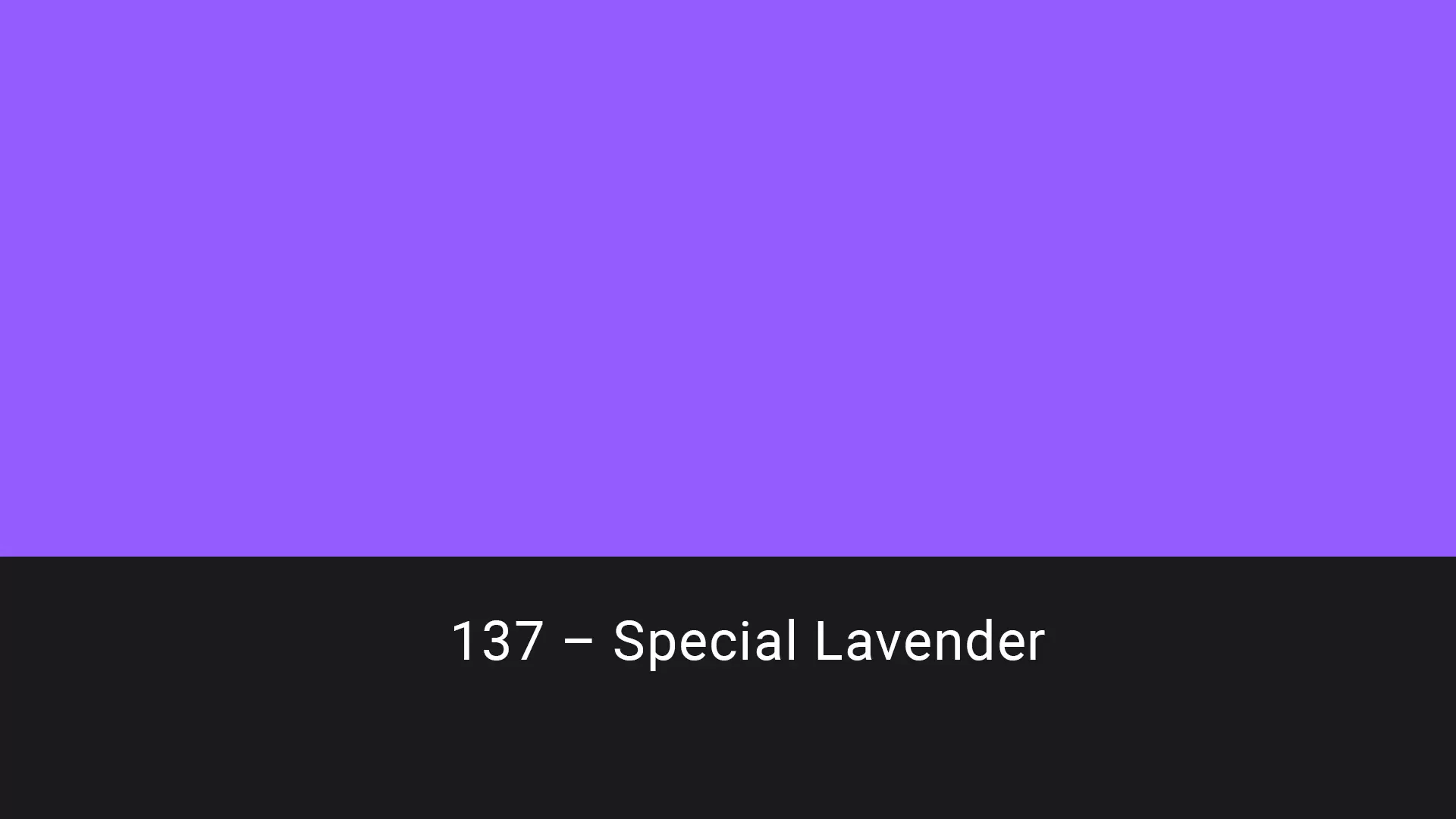 Cotech filters 137 Special Lavender