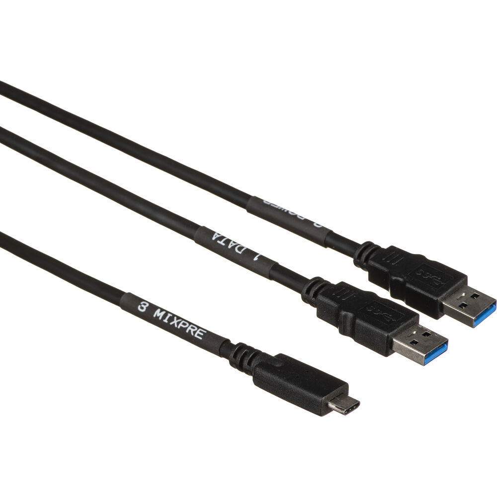 Sound Devices MX-USBY USB-C to USB-A Y-Cable