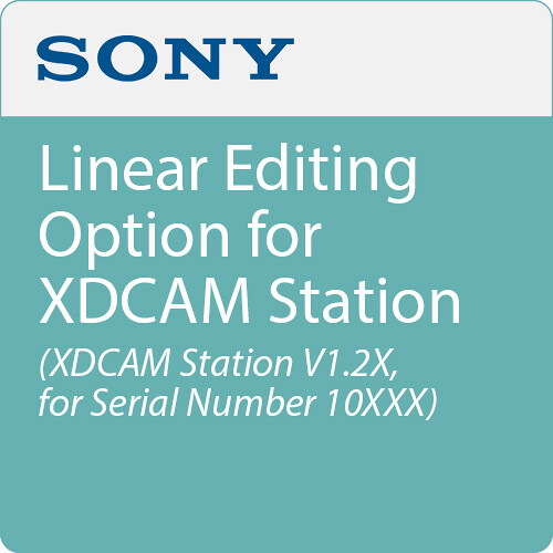 Sony Linear Editing Option for XDCAM Station (XDCAM Station V1.2X, for Serial Number 10XXX)