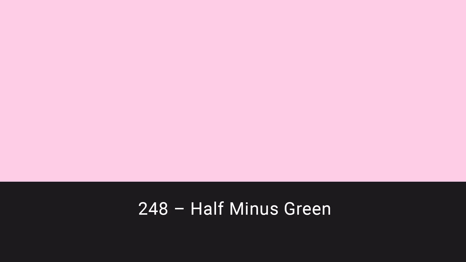 Cotech filters 248 Half Minus Green