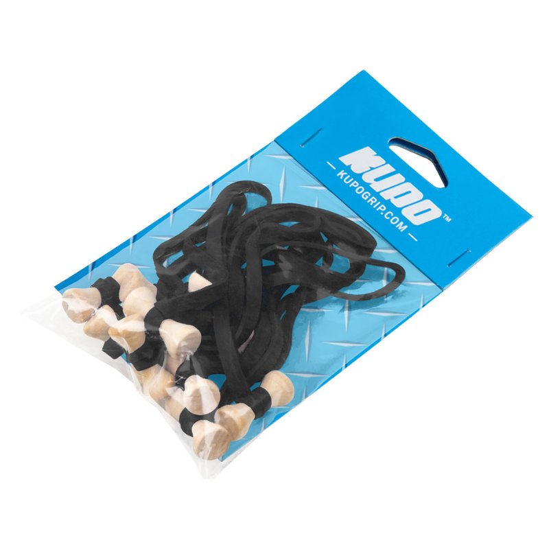 KUPO Elastic Cable Tie(10Pcs)6mm(W)*5"(L)(Black)