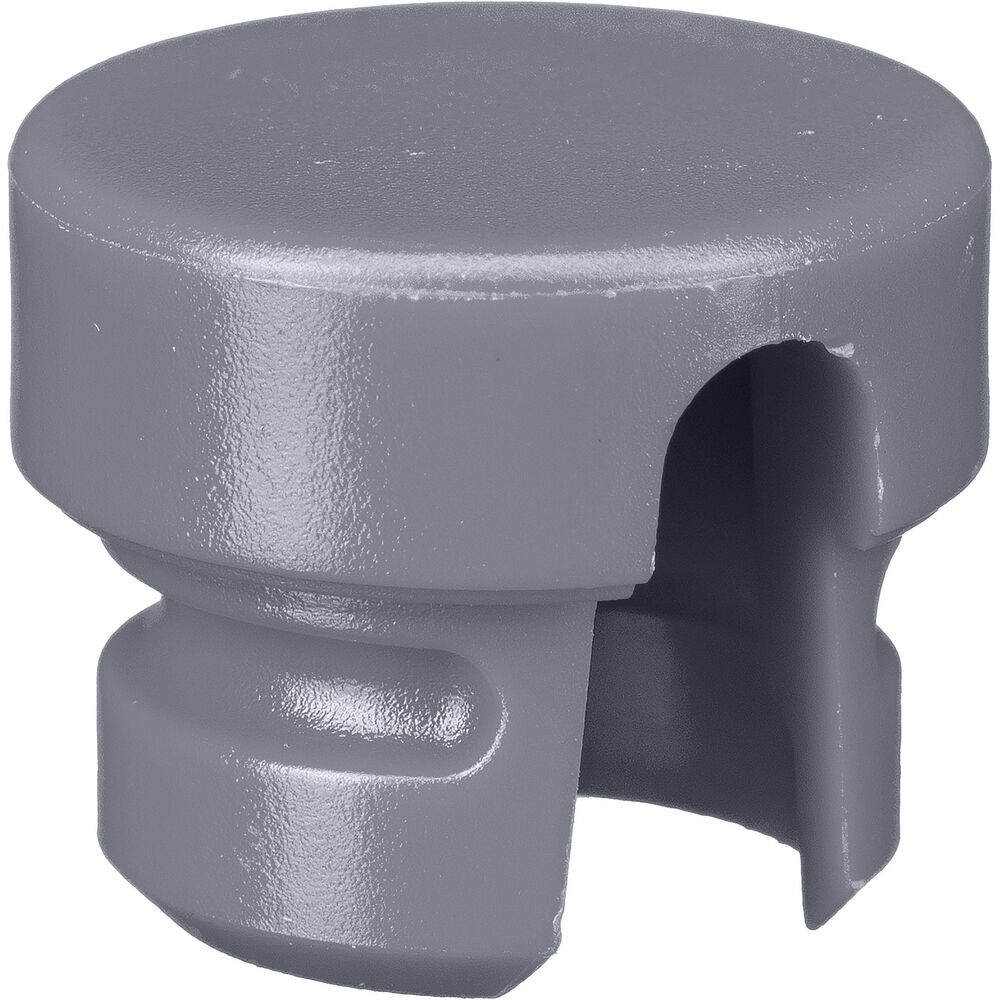 Cable Techniques Low-Profile Cap for Low-Profile XLR Connectors, Outlet for up to 6.0mm OD Cable (Large, Gray)