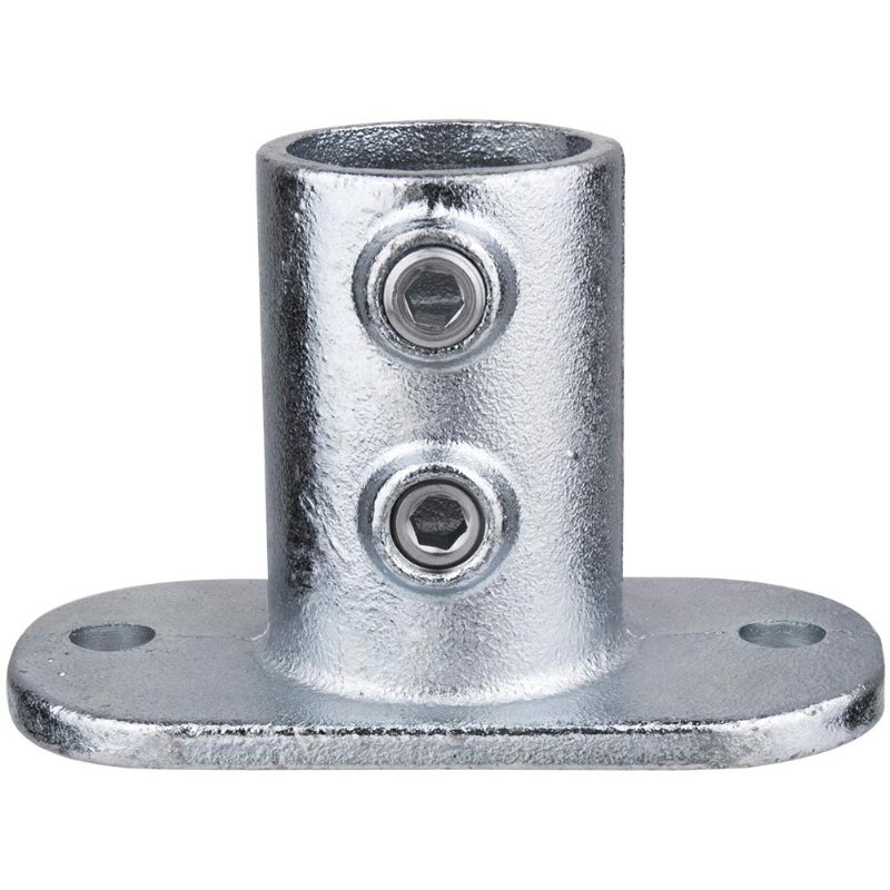 KUPO RAILING BASE FLANGE, SILVER