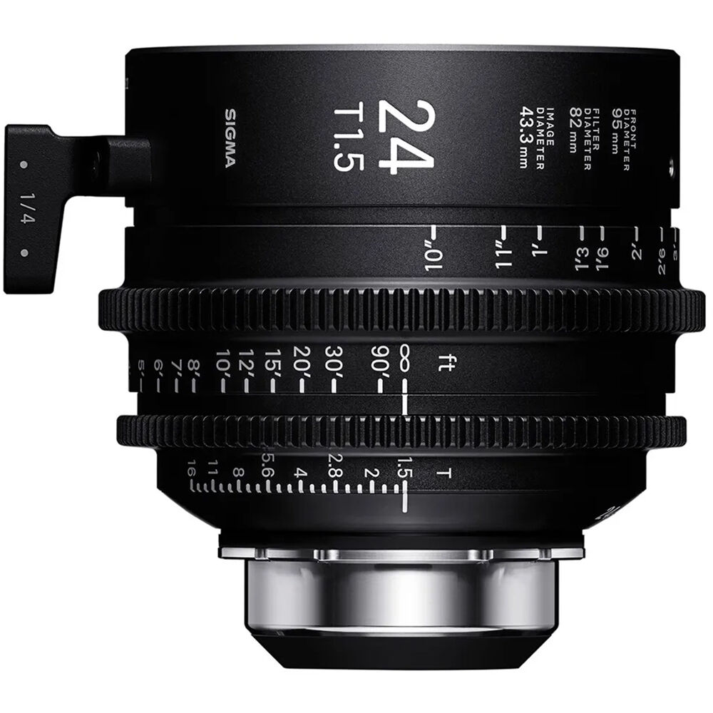 Sigma 24mm T1.5 Fully Luminous FF High-Speed Cine Primes with /i Technology (PL Mount, Meters)