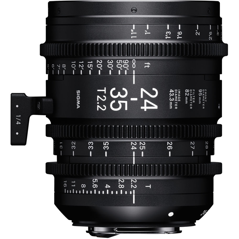 Sigma 24-35mm T2.2 Fully Luminous FF Zoom Lens (Canon EF, Feet)