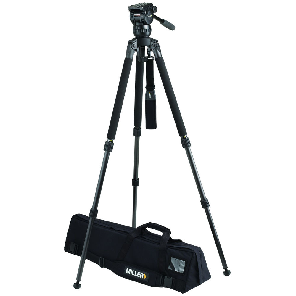 Miller CX8 Fluid Head with Solo 75 2-Stage Alloy Tripod System