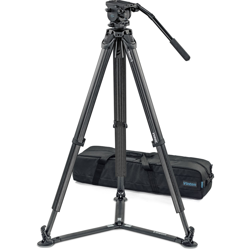 Vinten System Vision blue FT GS Head, Tripod, and Ground Spreader Kit