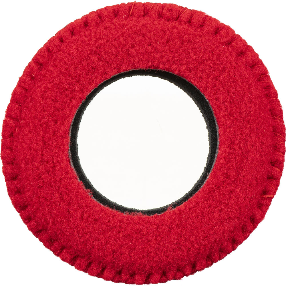 Bluestar RED CAM Round Viewfinder Eyecushion (Fleece, Red)