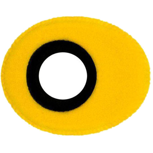 Bluestar Oval Small Viewfinder Eyecushion (Fleece, Yellow)