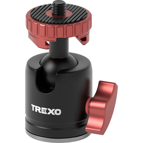 TREXO Tripod Ball Head with 1/4"-20 Thumbscrew