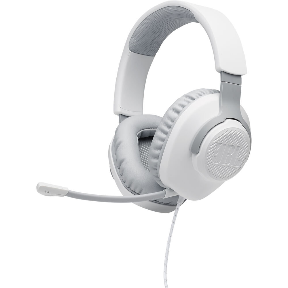 JBL Q100 3.5mm Wired Gaming Headset for PlayStation (White)