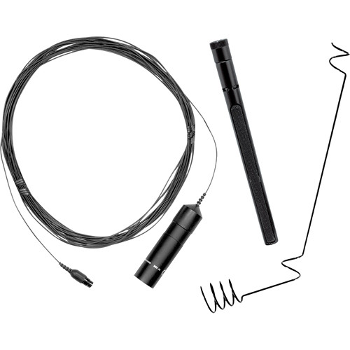 Sennheiser ME36 Ceiling Mount Package - Includes: ME36 Mini Shotgun Microphone Capsule, MZH30 Ceiling Mount and MZC30 Kevlar Reinforced Cable