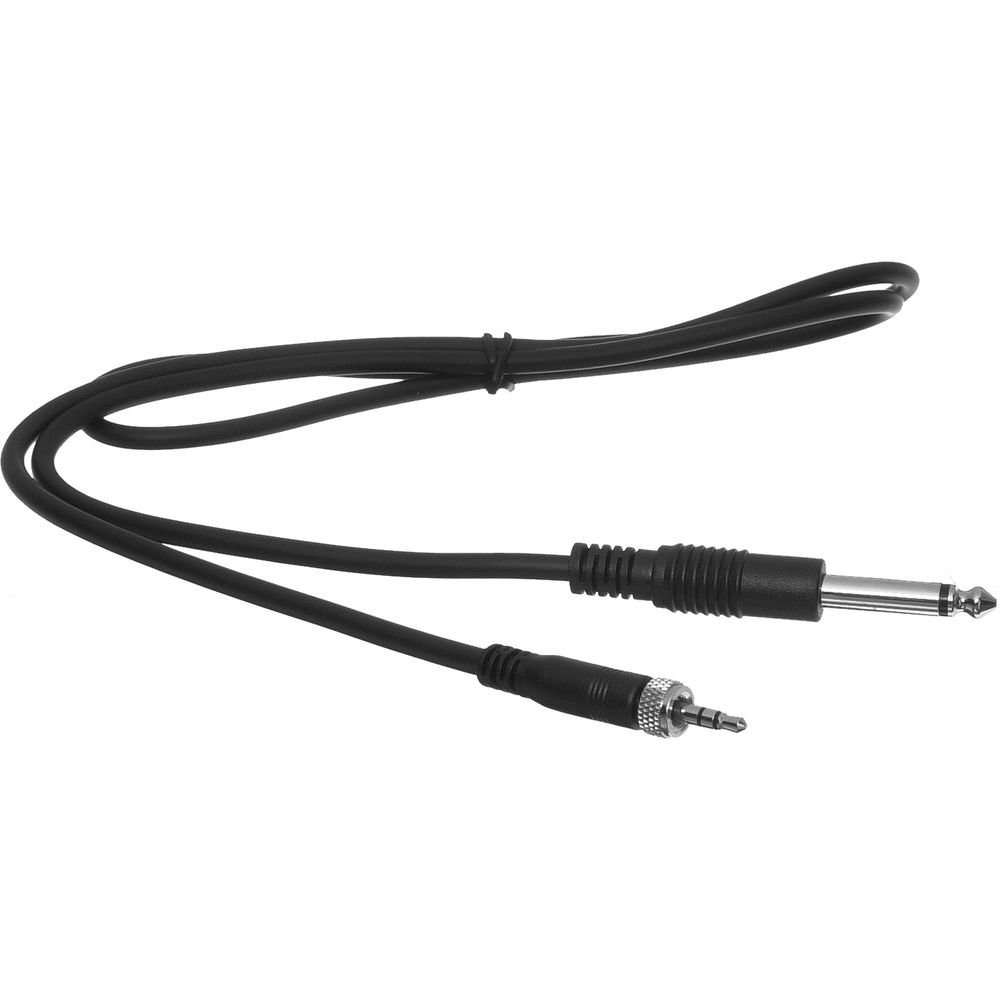 Sennheiser CI 1 Locking 3.5mm to 1/4" Instrument Cable for Bodypack Transmitters (4')