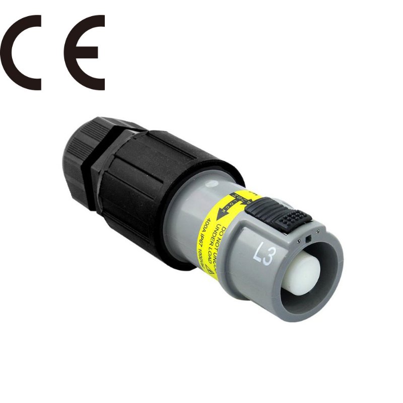 KUPO PowerFit Single-pole Line Source Connector- Line 3 Gray