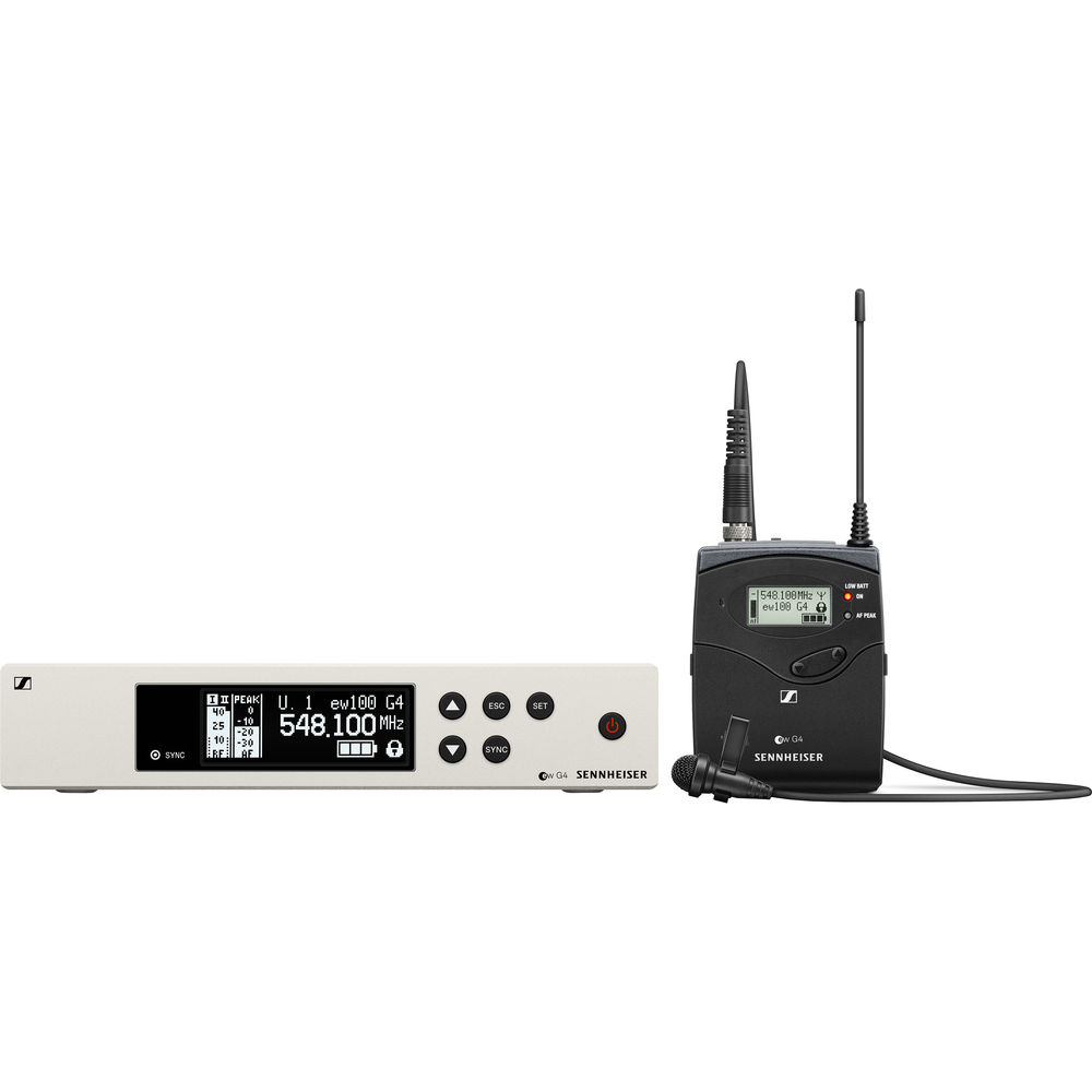Sennheiser EW 100 G4-ME2 Wireless Omni Lavalier Microphone System (G: 823 to 865 MHz)