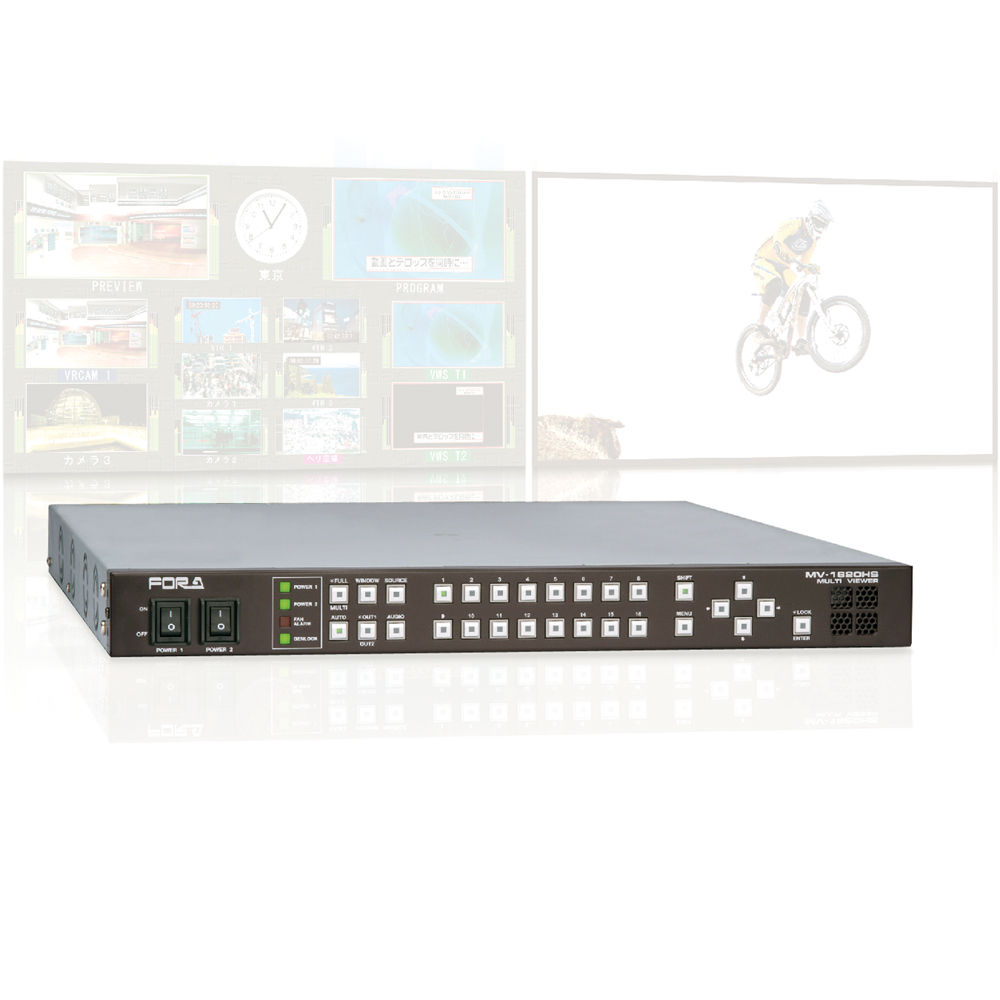 For.A MV-1620HSA 3G/HD/SD/Analog Mixed High-Resolution Multi-Viewer (16-Channel, Dual-Screen Output)