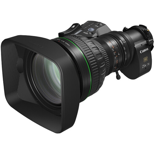 Canon 2/3" UHD XS 25x Standard 7.6-190mm Full-Servo Lens