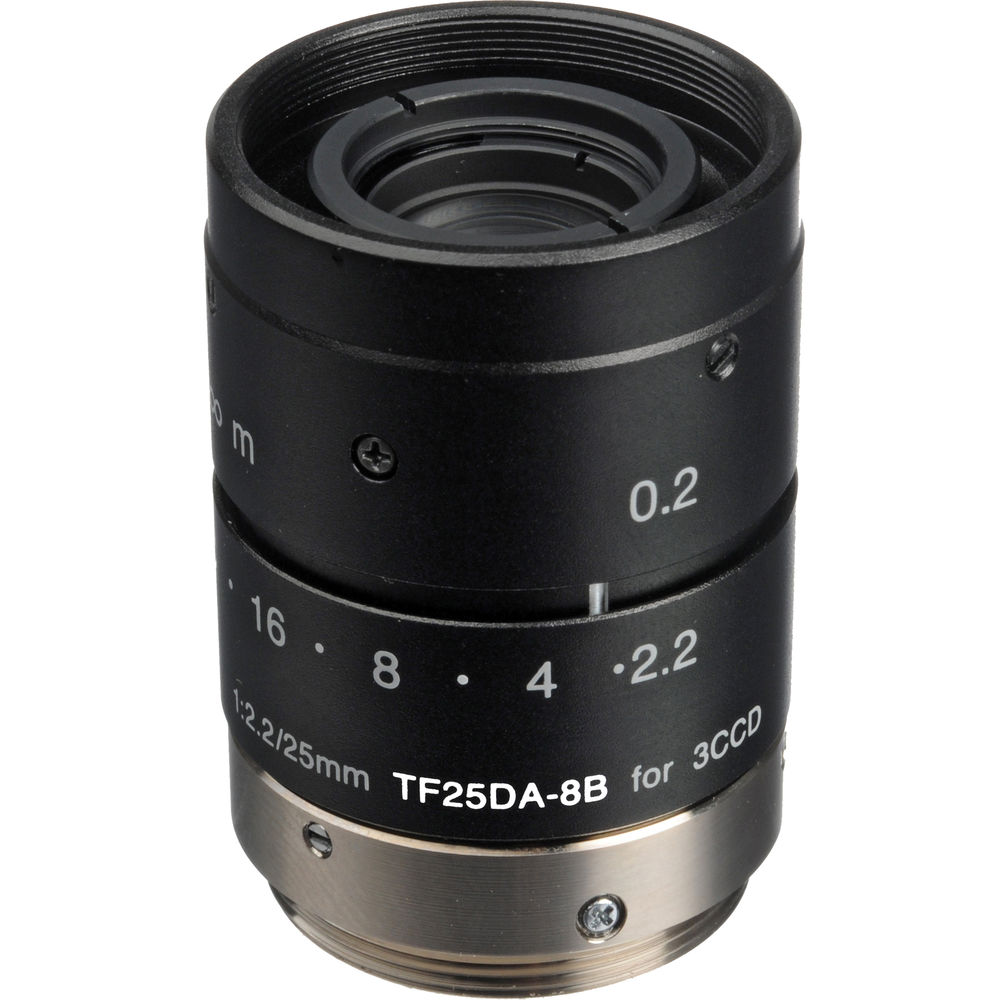 Fujinon TF25DA-8B 25mm f/2.2 C-Mount Lens for Machine Vision and Industrial Applications