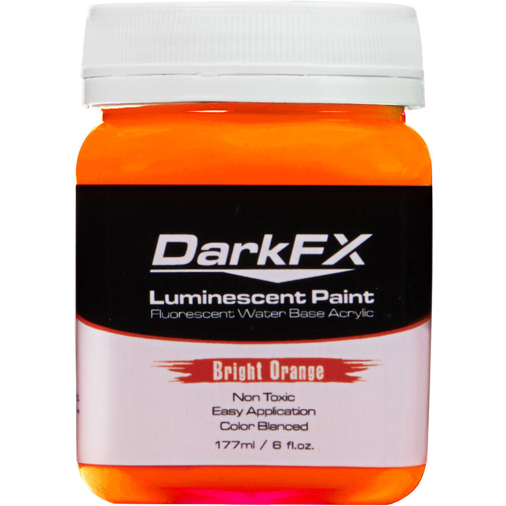 Antari DarkFX UV Paint (Bright Orange, 6 Ounces)