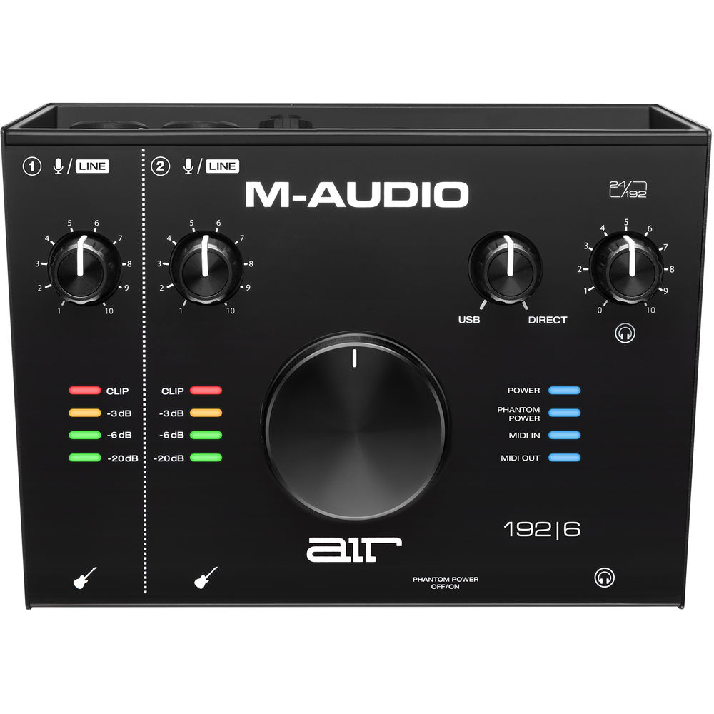 M-Audio AIR 192|6 Desktop 2x2 USB Type-C Audio/MIDI Interface