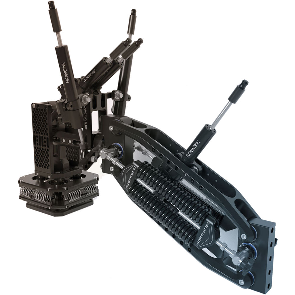 FLOWCINE Black Arm Complete Dampening System with 57-75 lb Anti-Vibration Mount & Pro Case