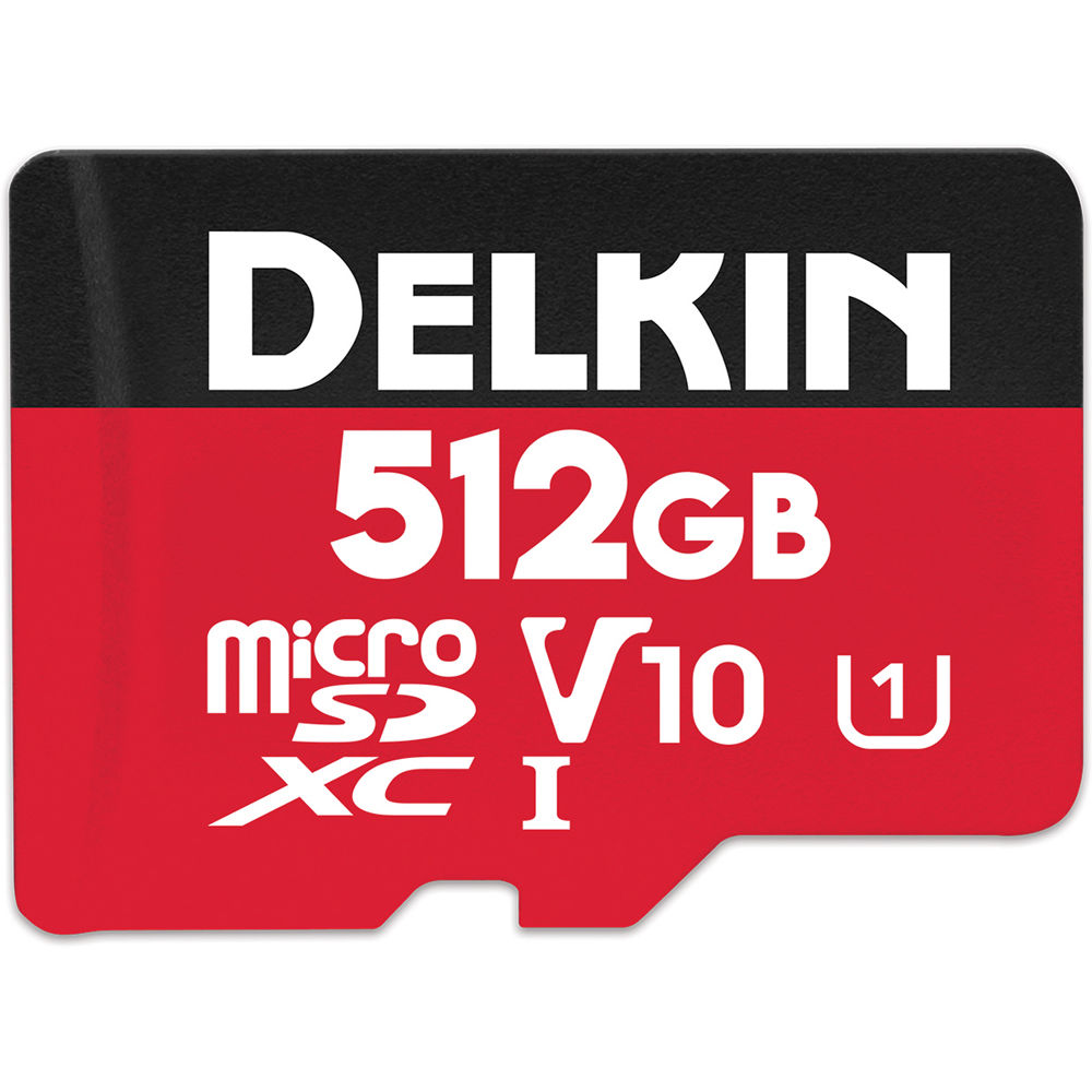 Delkin Devices 512GB SELECT UHS-I microSDXC Memory Card