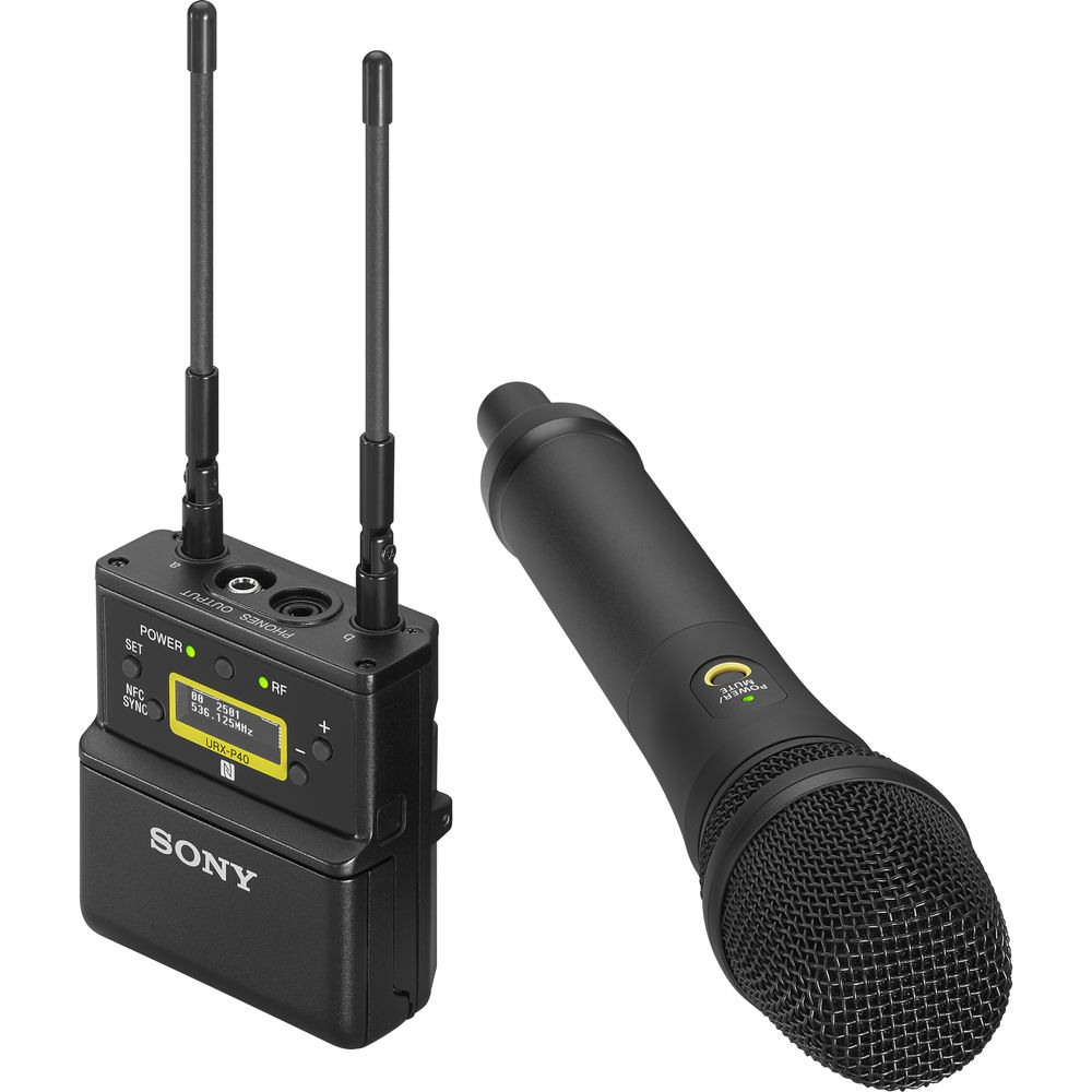 Sony UWP-D22 Camera-Mount Wireless Cardioid Handheld Microphone System (UC14: 470 to 542 MHz)