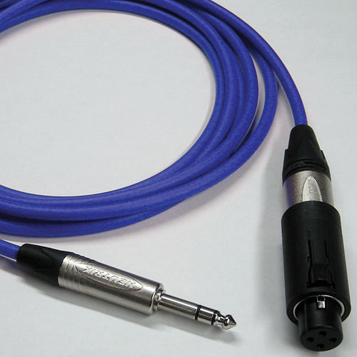 Canare Starquad Unisex XLR-TRSM Cable (Blue, 40')