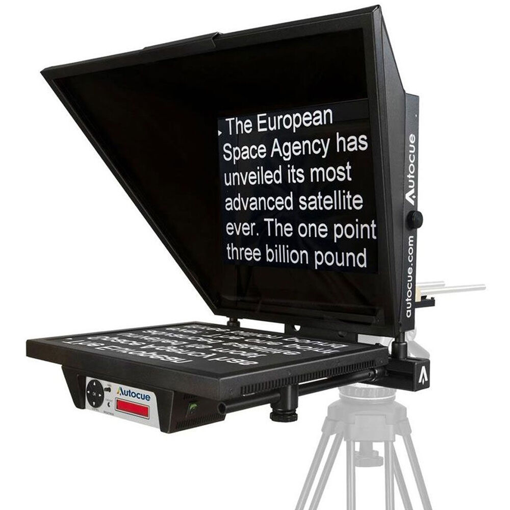 Autocue Master Series 20" SDI Prompter Kit with Large Wide-Angle Hood & Pro Plate