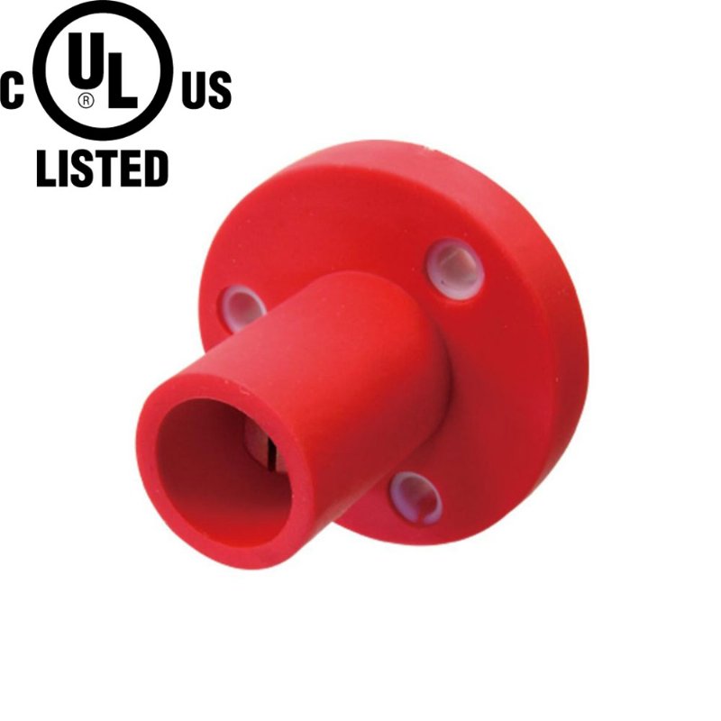 KUPO K-LOK 150A Single-pole Stud Male Receptacle- Red