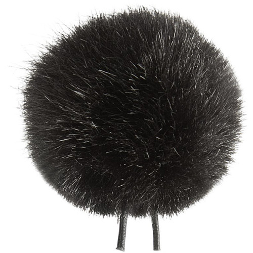 Bubblebee Industries Windbubble Miniature Imitation-Fur Windscreen (Lav Size 1, 28mm, Black)