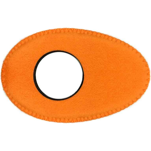 Bluestar Oval Long Viewfinder Eyecushion (Ultrasuede, Orange)