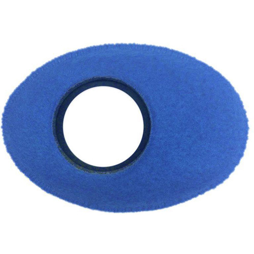 Bluestar Oval Extra-Large Viewfinder Eyecushion (Fleece, Blue)