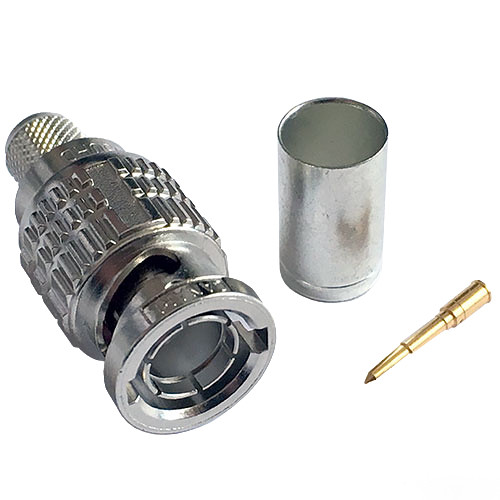 Canare BCP-D55UHD 75-Ohm BNC Male Crimp Connector for L-5.5CUHD Cable
