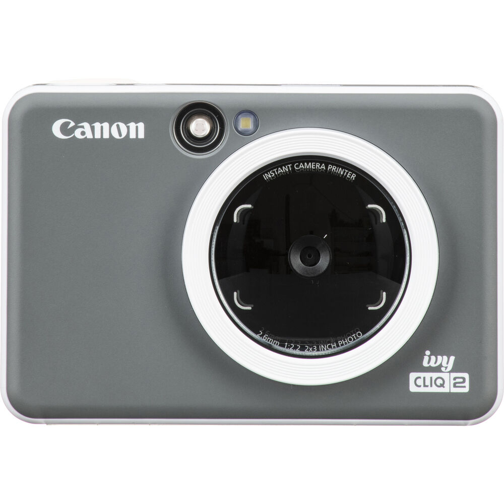 Canon IVY CLIQ2 Instant Camera Printer (Charcoal)