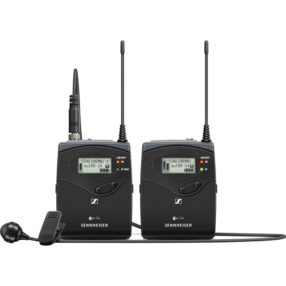Sennheiser EW 122P G4 Camera-Mount Wireless Cardioid Lavalier Microphone System (A1: 606 to 648 MHz)