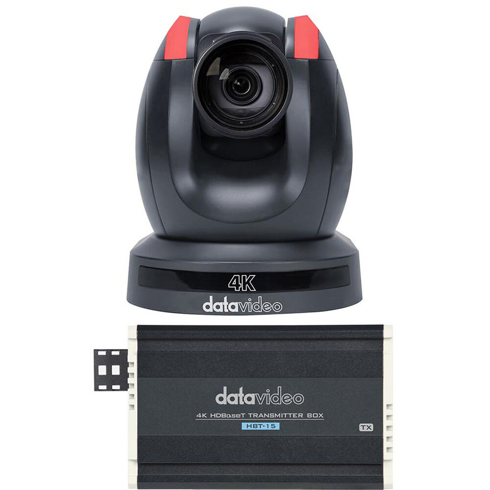 Datavideo PTC-280 PTZ Camera and HBT-15 HDMI to HDBaseT Transmitter