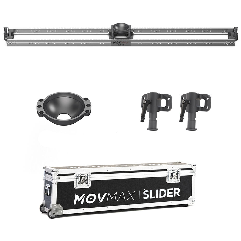 MOVMAX Camera Slider System with 150mm Bowl Mount (82.7")