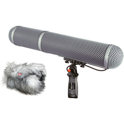 Rycote Windshield Kit 7 - Includes: Large Modular Suspension Mount, Windshield #4, Windjammer #7 and Extension #3