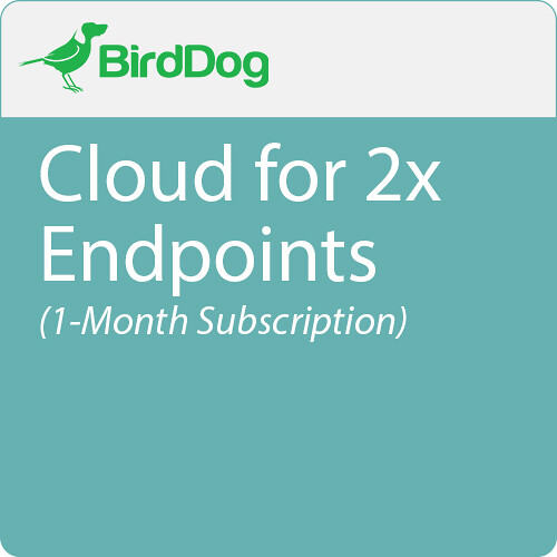 BirdDog Cloud for 2 x Endpoints (1-Month Subscription)