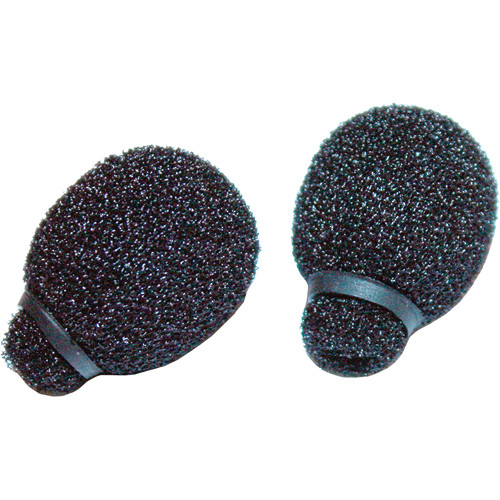 Rycote Miniature Black Lavalier Foam (Black, 2-Pack)