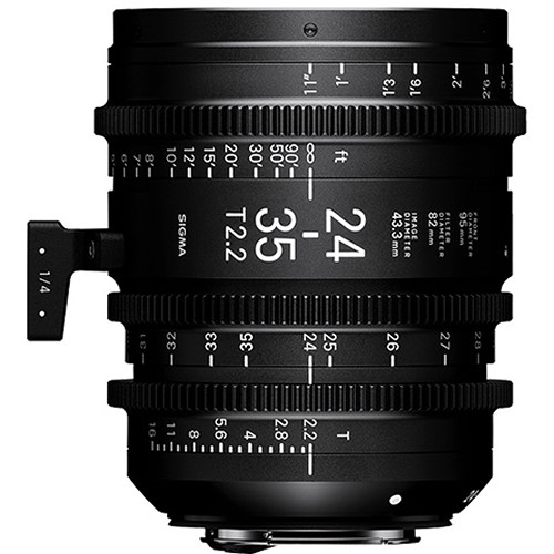 Sigma 24-35mm T2.2 FF Zoom Lens (Canon EF, Feet)