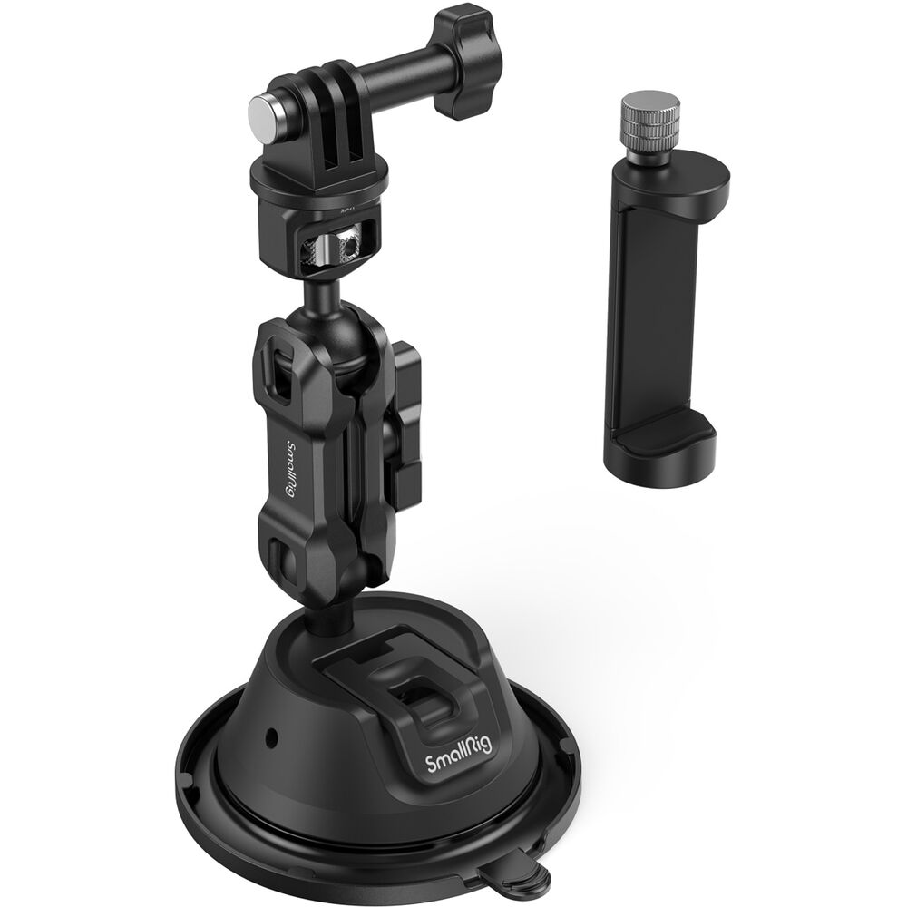 SmallRig SC-1K Portable Suction Cup Mount Kit for Action Cameras and Smartphones