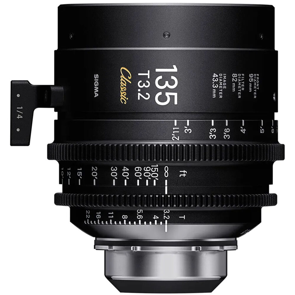 Sigma 135mm T2 Fully Luminous FF High-Speed Cine Prime with /i Technology (PL Mount, Meters)