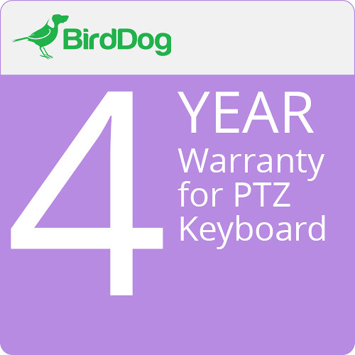 BirdDog 4-Year Extended Warranty for PTZ Keyboard