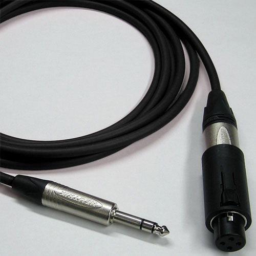 Canare Starquad Unisex XLR-TRSM Cable (Black, 20')