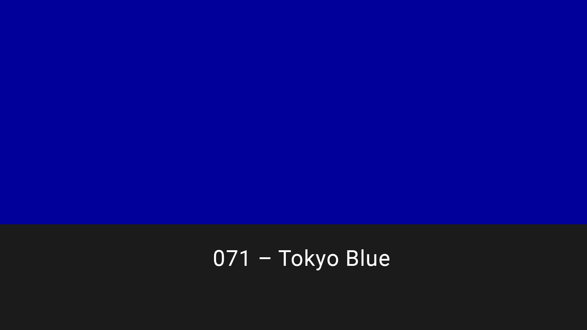 Cotech filters 071 Tokyo Blue