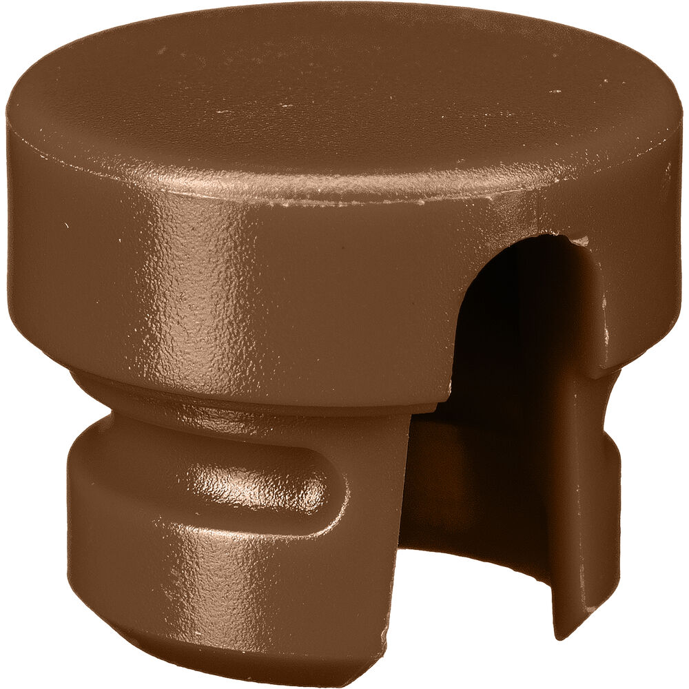 Cable Techniques Low-Profile Cap for Low-Profile XLR Connectors, Outlet for up to 6.0mm OD Cable (Large, Brown)