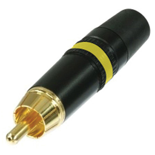 Neutrik REAN NYS373-4 RCA Phono Plug (Yellow)