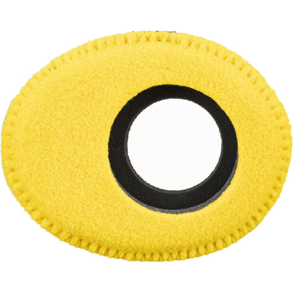 Bluestar Oval Large Viewfinder Eyecushion (Fleece, Yellow)